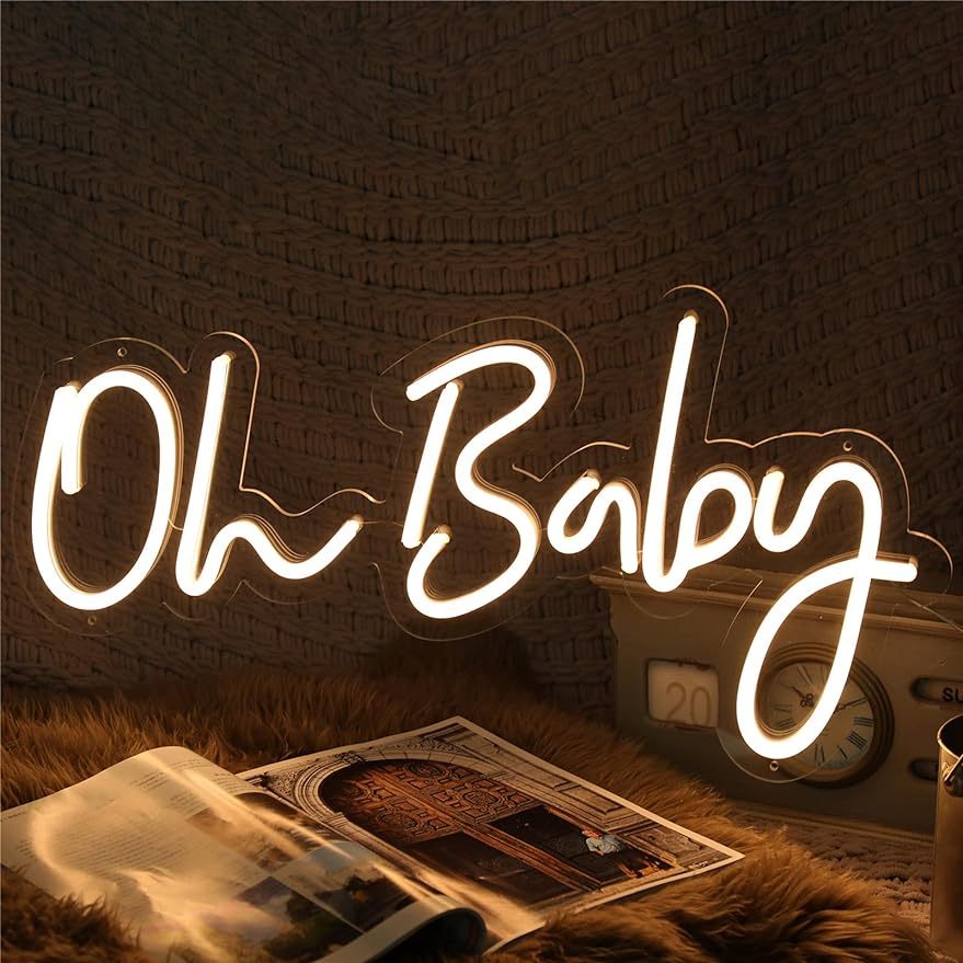 Baby Nursery Wall Lights - 오 베이비 네온사인 LED 마키 라이트