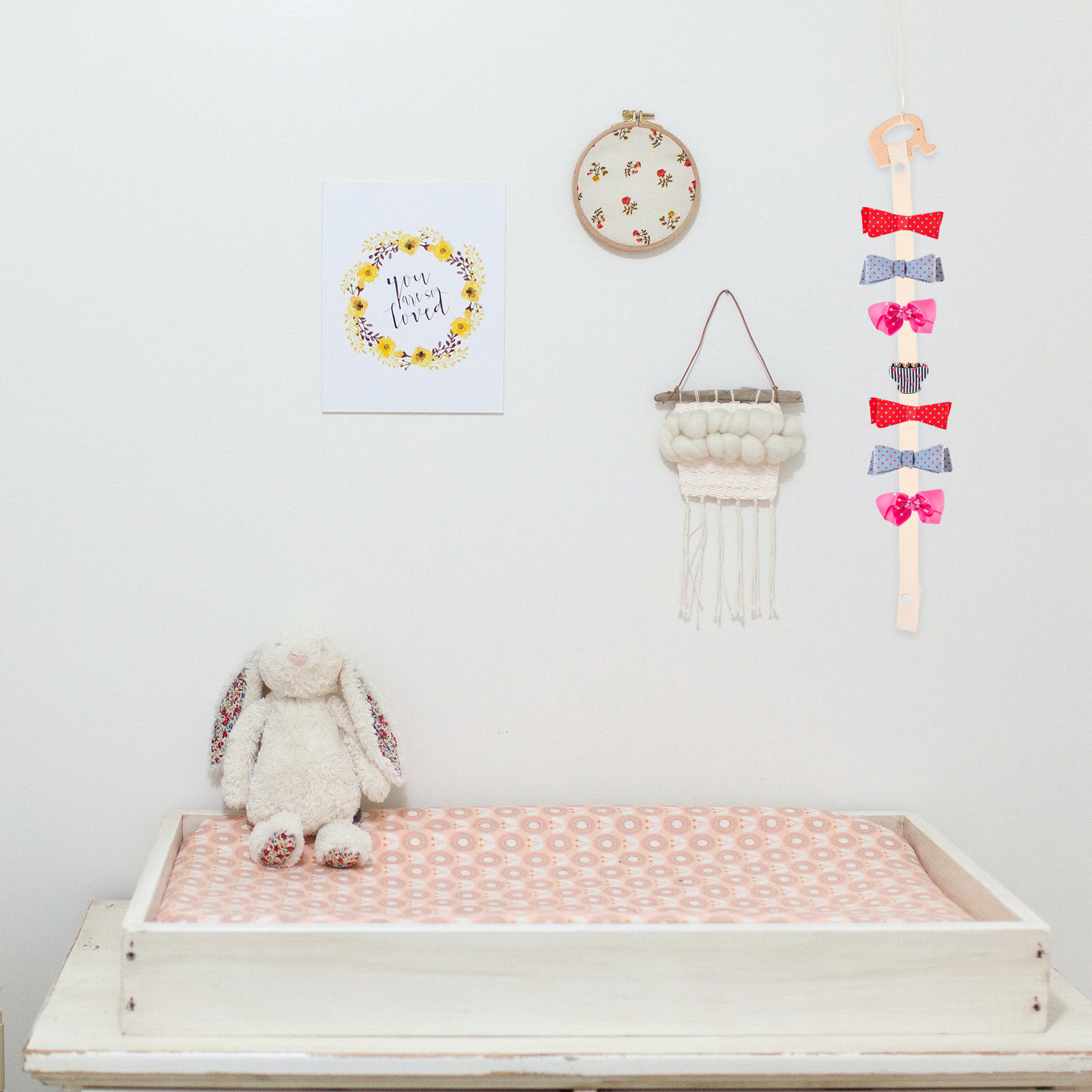귀여운 만화 동물 모양의 리본 정리대, 나무 소재 헤어 - Baby Nursery Decor Girl 리뷰 및 가격
